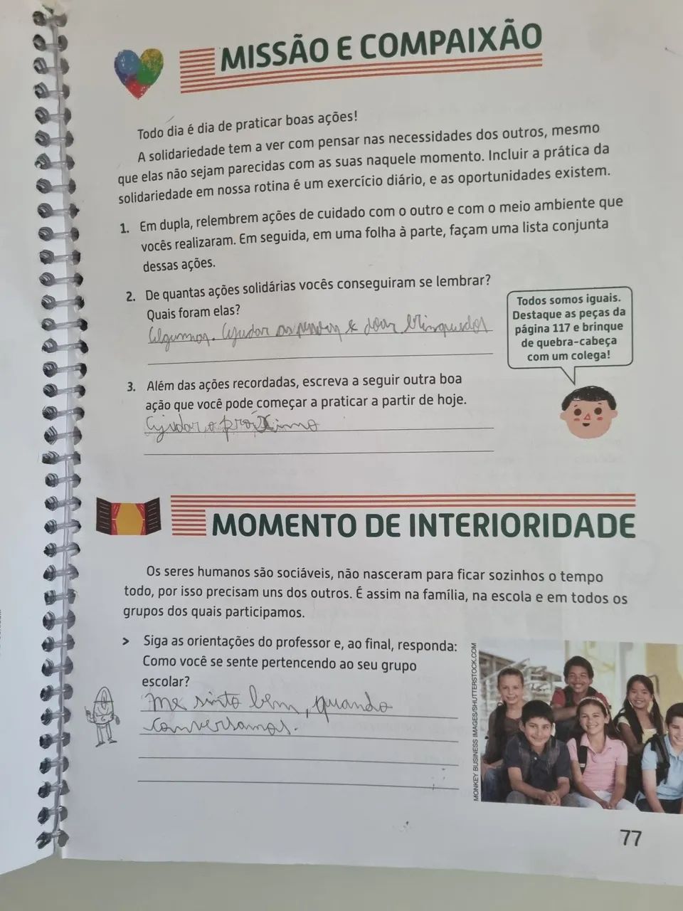 livro crescer com alegria e fé 5 - Foto 3