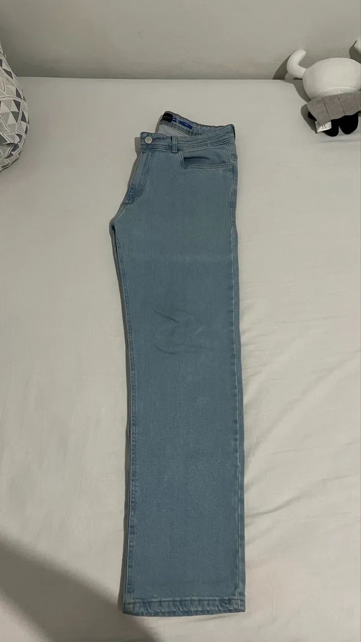 Calça Jeans Reta - Tamanho 40