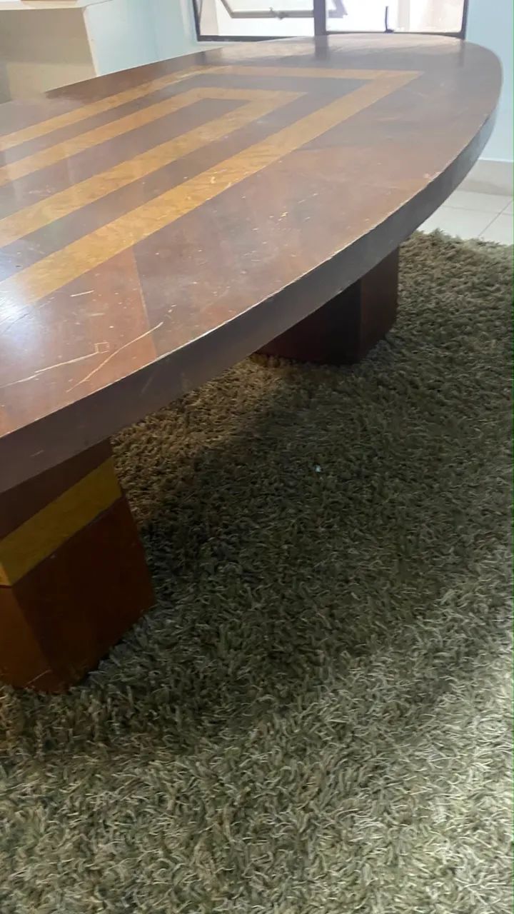 Mesa de Jantar/ escritório Grande em Madeira Maciça - Foto 2