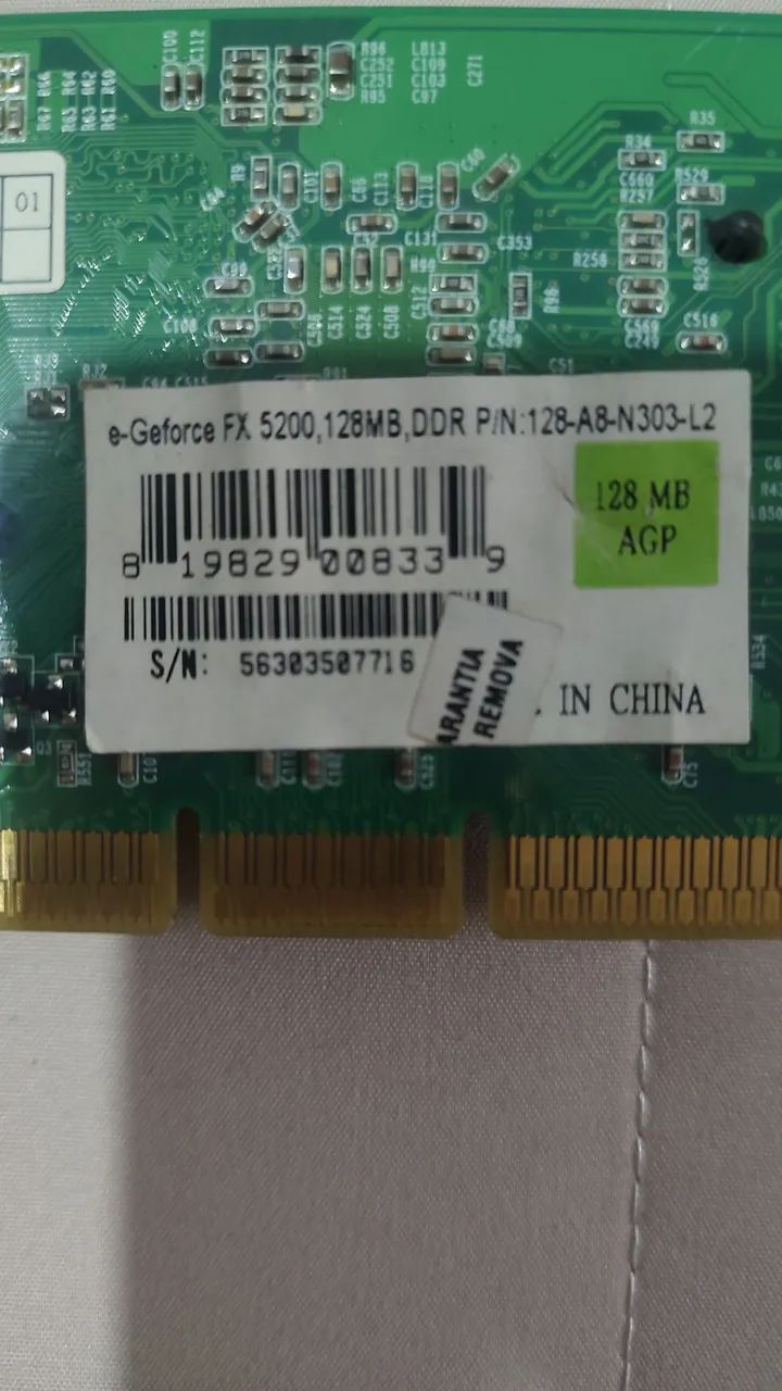 Placa de Vídeo GeForce FX 5200 - Foto 3