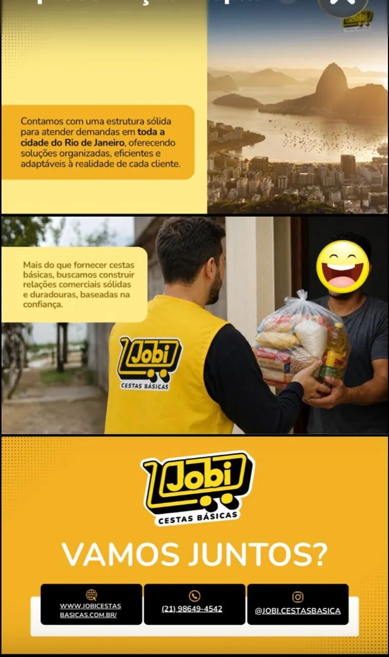 jobi cesta básica alimentício