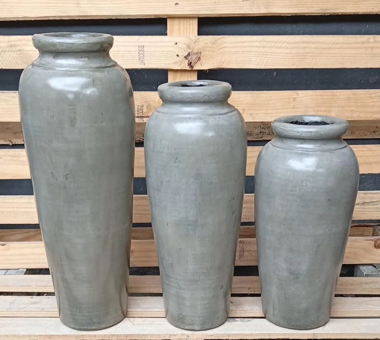 Kit Vasos de cimento  - Foto 2