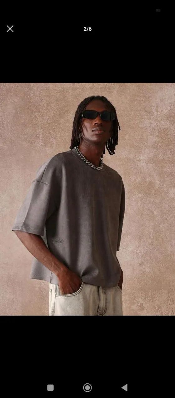 2 Camisetas Oversize Tamanho G