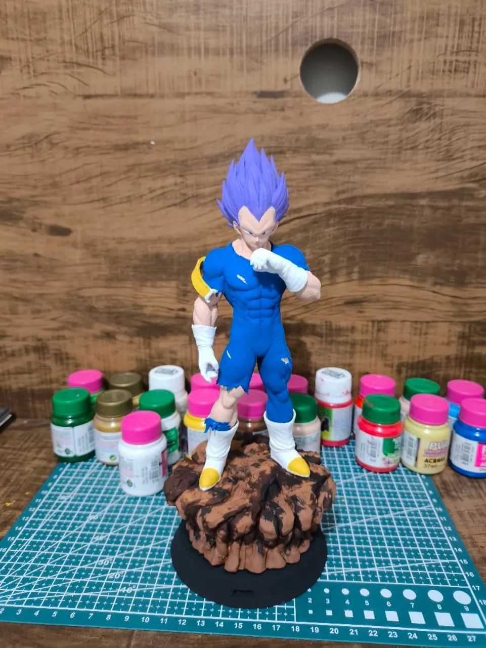 Vegeta ultra Ego, feito em 3D 