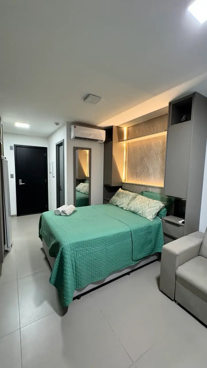 flat mobiliado no beach haus com vista definitiva - Foto 4