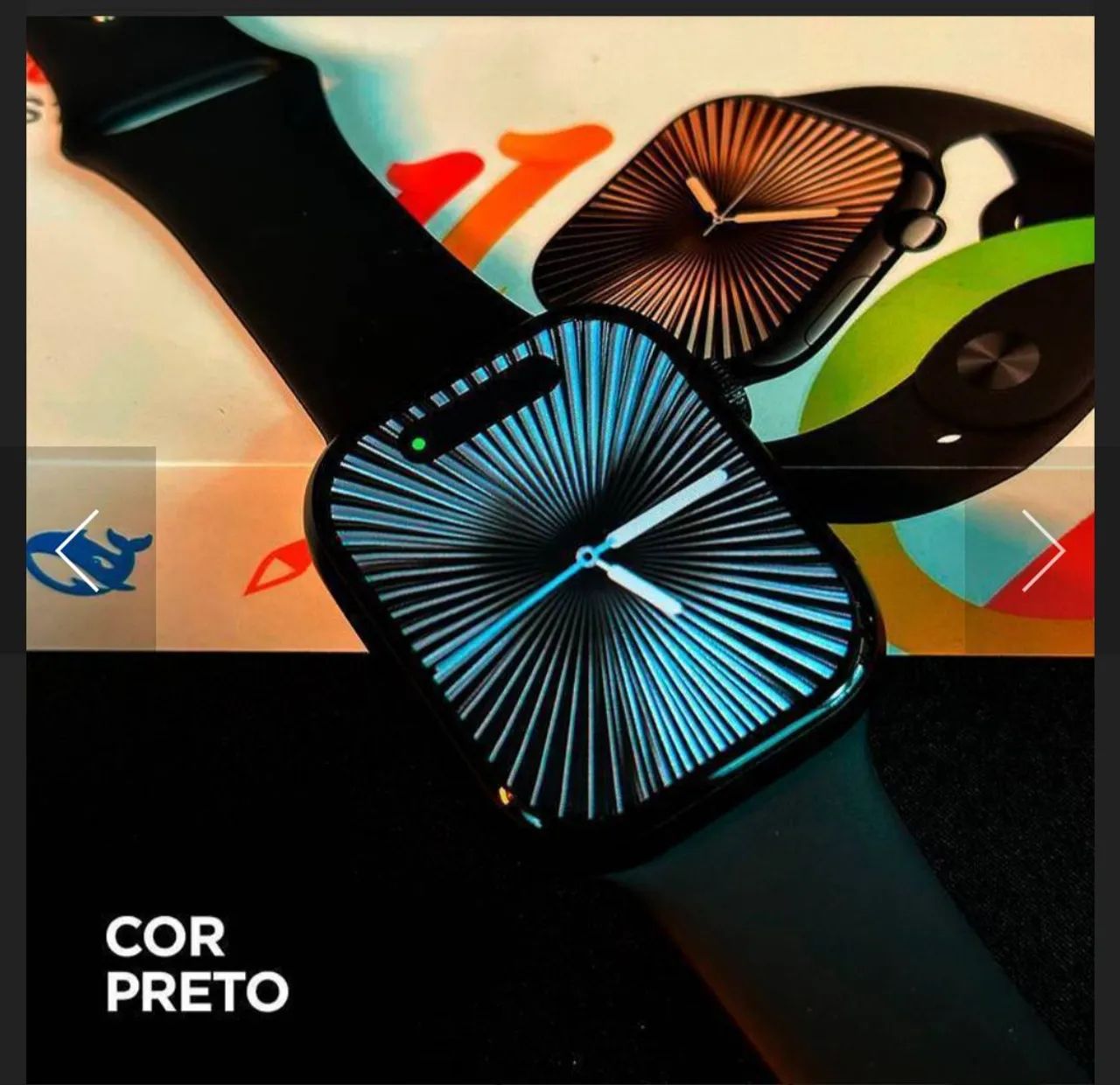 Smartwatch e óculos 