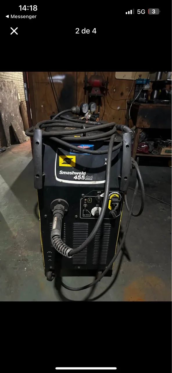 Aparelho de solda esab 455 4x4 smashweld - Foto 2