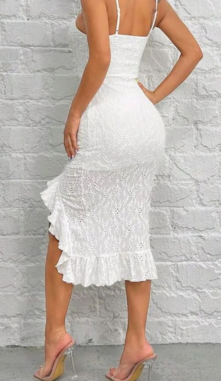 Vendo vestido novo branco da Shein  - Foto 2