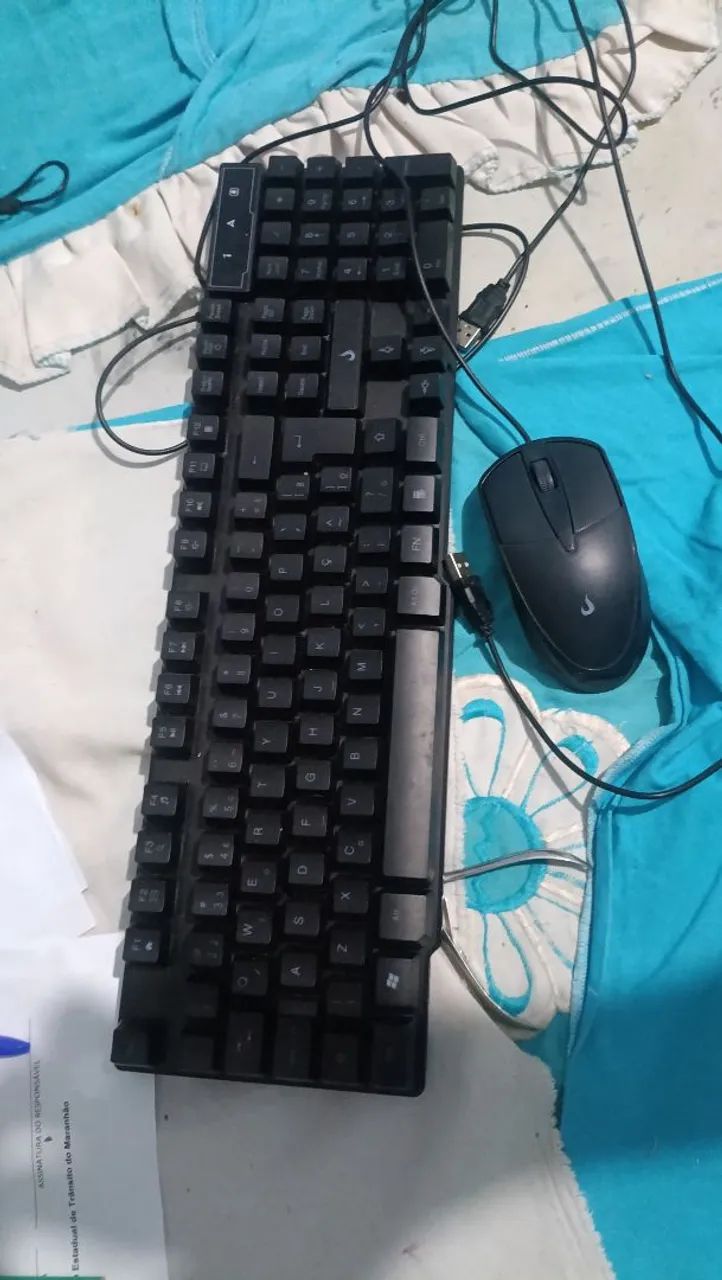 ESTOU DOANDO ESSE TECLADO + MOUSE 