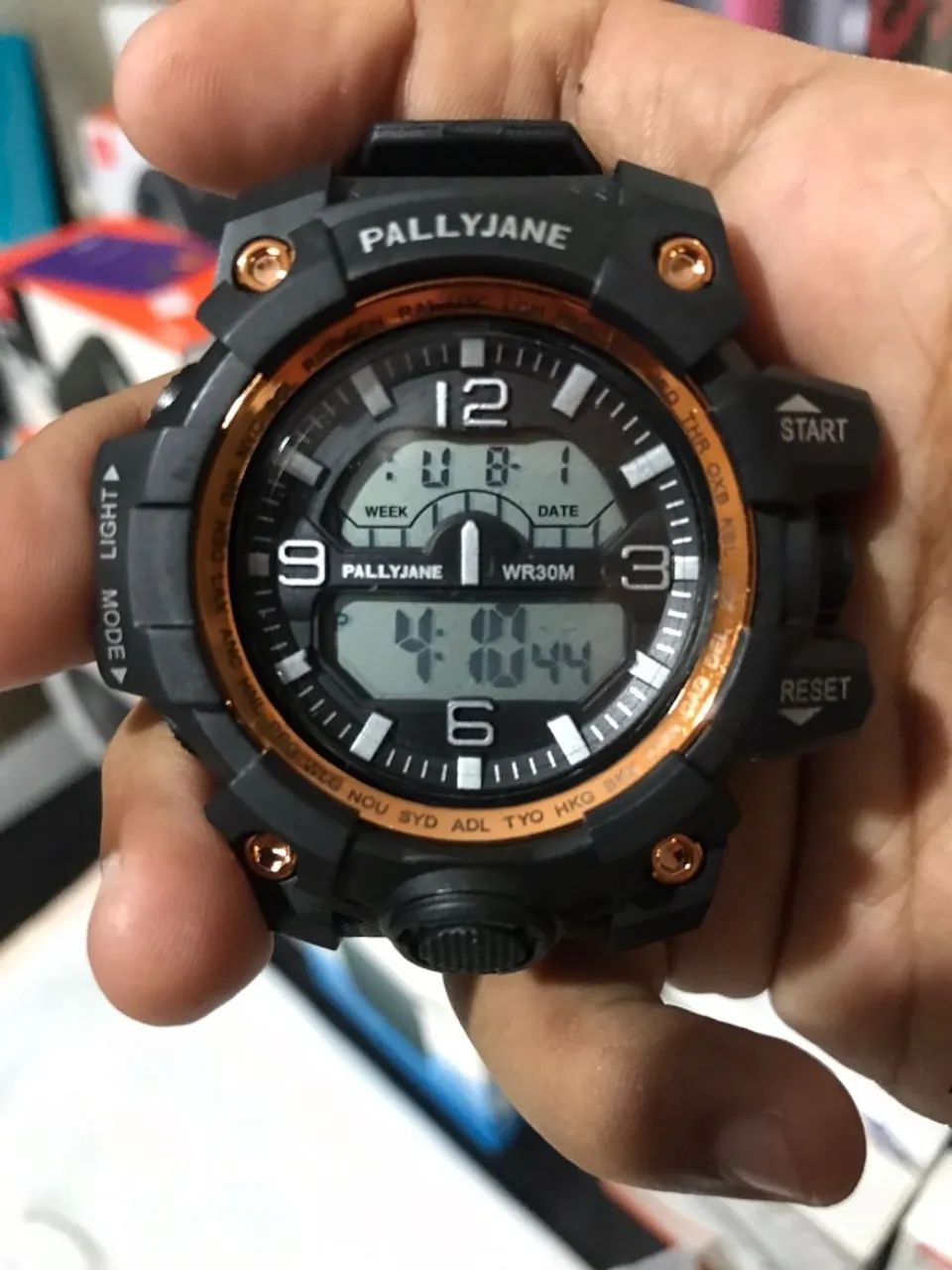 Relógio Digital Masculino Prova D'Água e com Cronômetro (Novo) - Foto 5