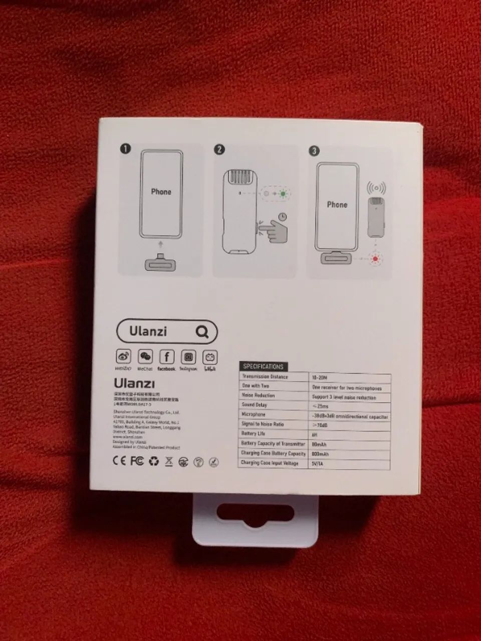 Microfone de Lapela Ulanzi j12 para iphone - Foto 2