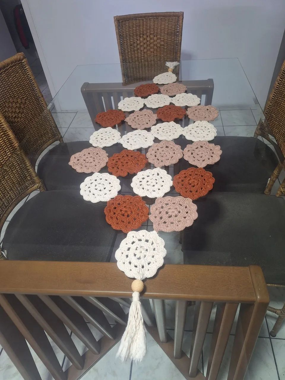 Toalha de mesa( trilho)
