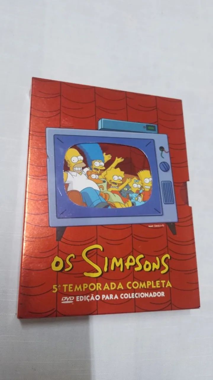 DVD Box Quadruplo Os Simpsons - 5ª Temporada Completa - Edição Para Colecionador ( 23954 )