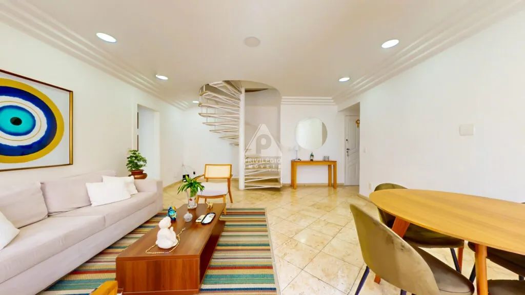 Cobertura Duplex Reformada com Piscina e Vista em São Conrado  4 Quartos e 194m²! - Foto 3