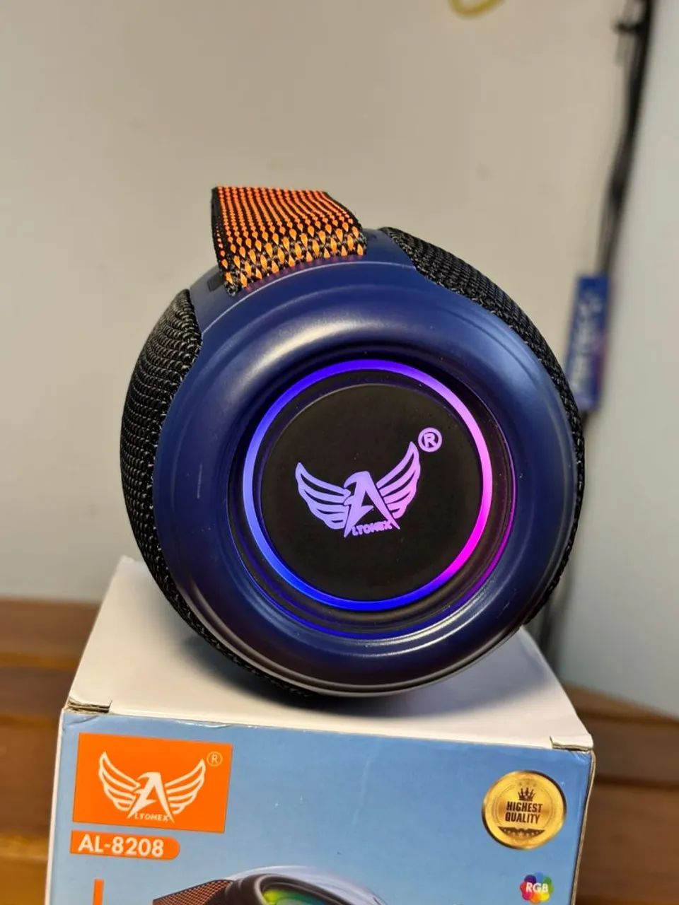 Caixa de som Altomex com led rgb [RESISTENTE A ÁGUA] - Foto 3