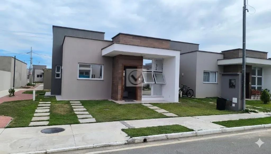 Porteira Fechada: Casa Nova, na Barra dos Coqueiros 2 quartos!