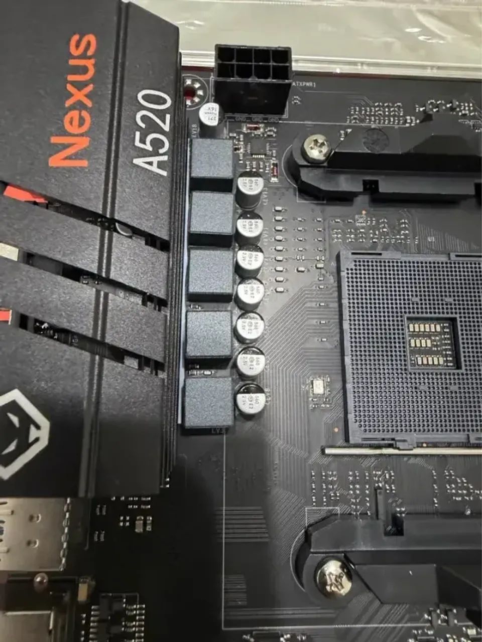 Placa mãe a520m Nova com nf e garantia - Foto 2
