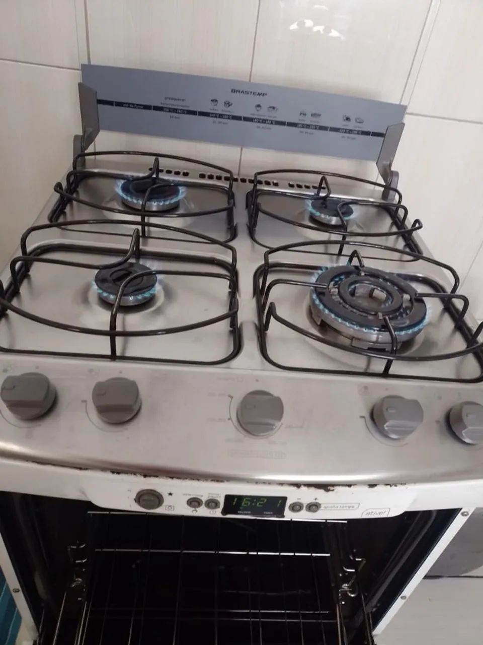 FOGAO 4 BOCAS BRASTEMP - Foto 2