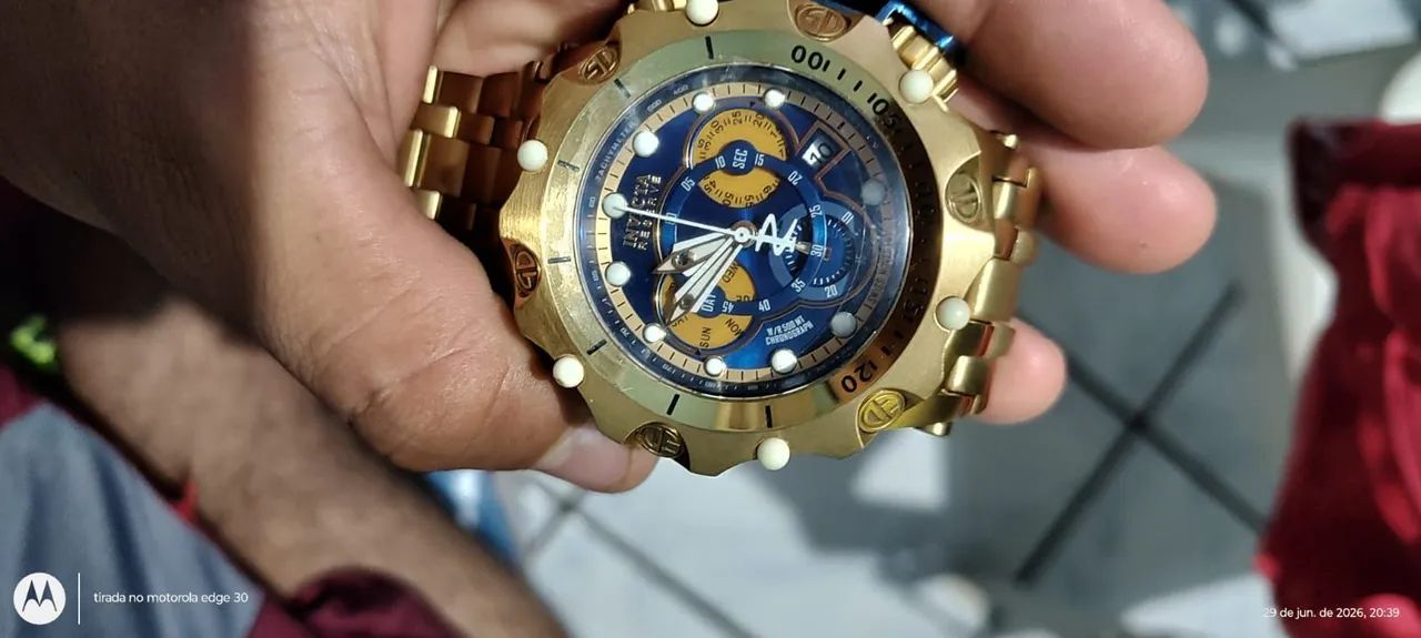 Relógio Banhado a ouro  - Foto 5