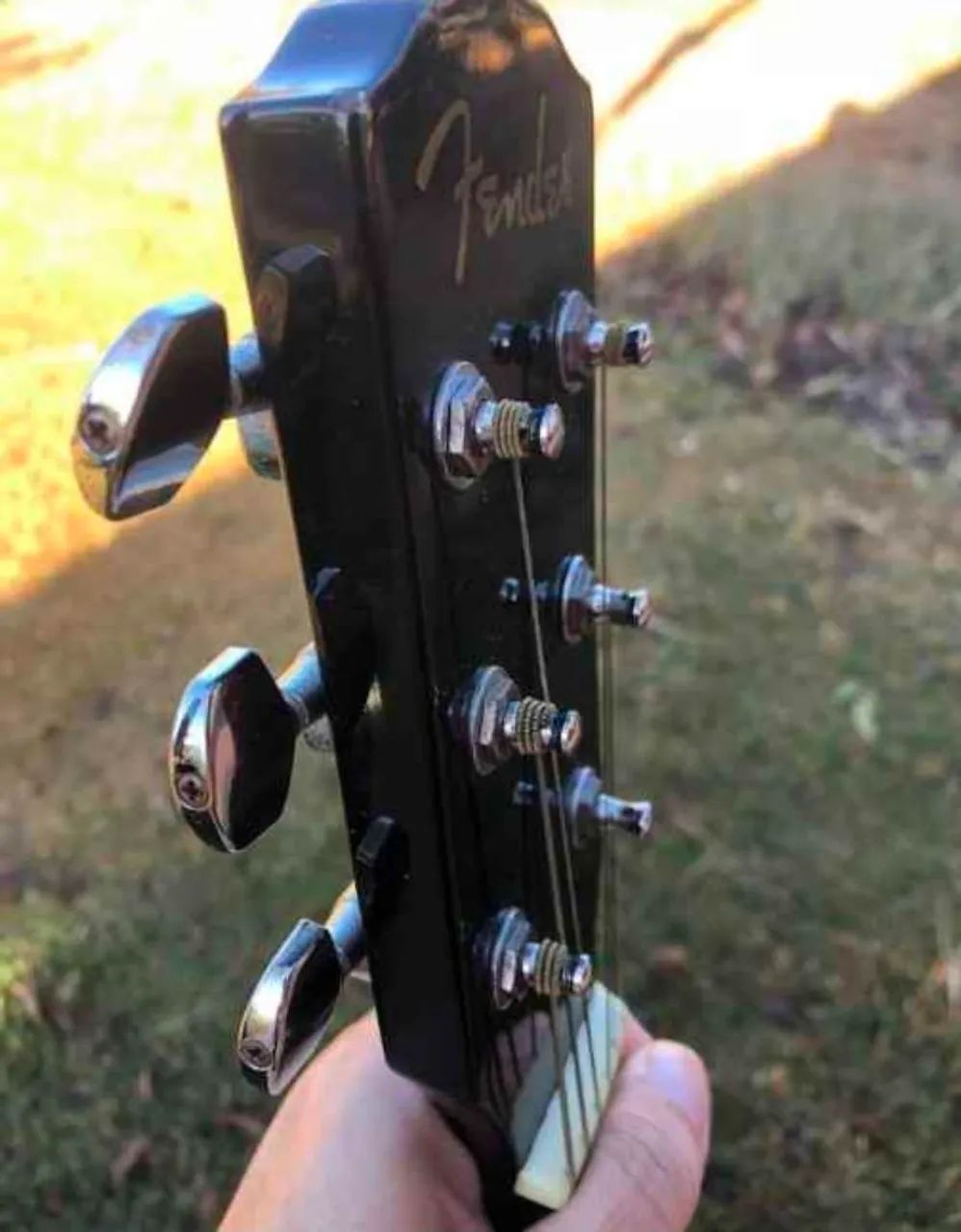 Violão Fender CD 60CE Black - Foto 2