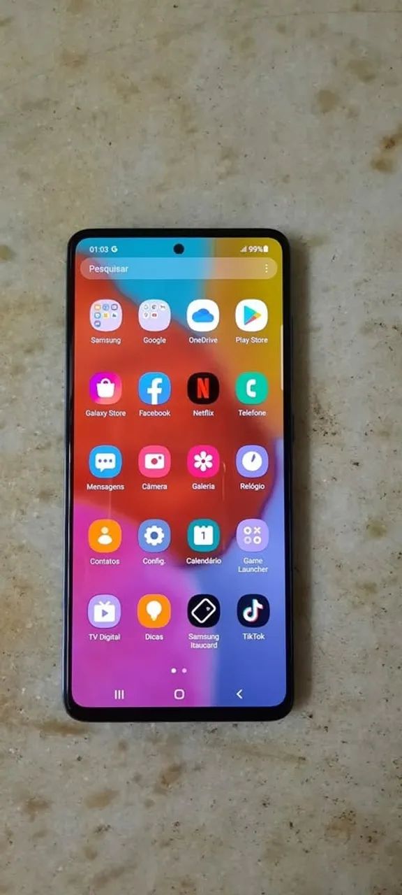 Celular Samsung A51 Azul 128 GB com TV - Foto 3
