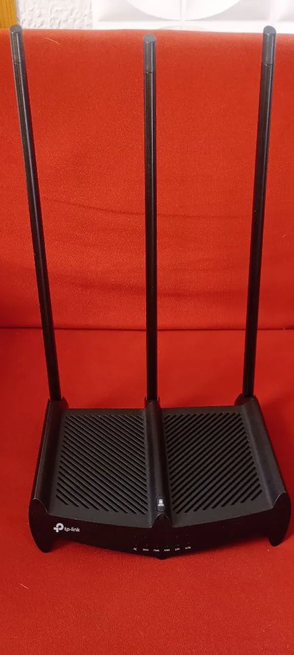 Roteador tp-Link preto funcionando perfeitamente  - Foto 2