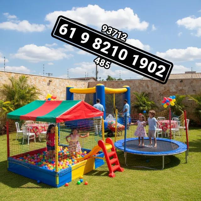 Aluguel de brinquedos: pula pula, casinha de bolinhas, pebolim Zero61 6-1-9-8-2-1-0-1-9-0-