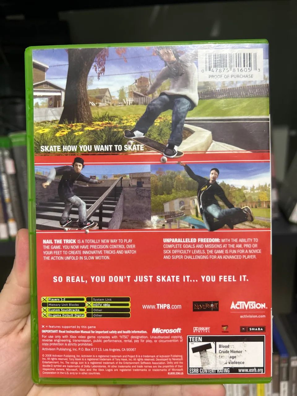 Tony Hawks Project 8 Xbox Classico - Foto 2