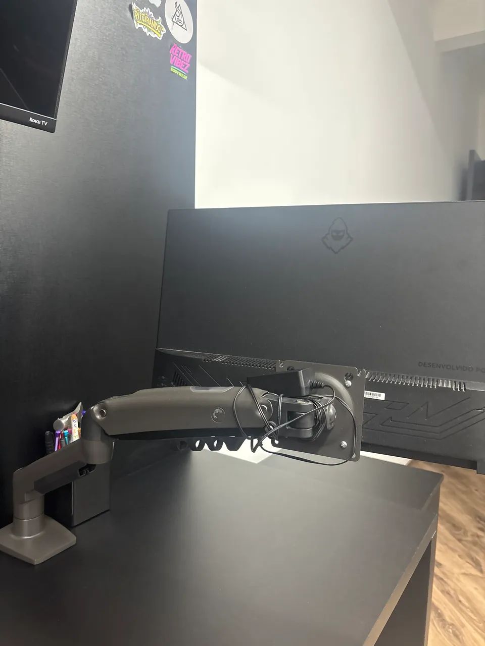 Monitor Mancer 75hz + Braço articulado  - Foto 3