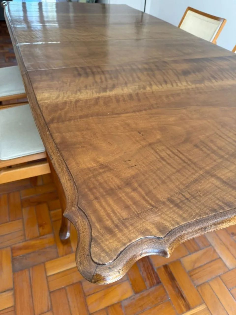 Mesa  de Jantar Imbuia Extensível + 4 Cadeiras | Restaurada - Foto 3