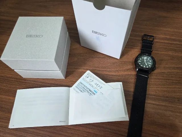 Relógio Seiko 5 Sports Automático SBSA173 Preto - Foto 3