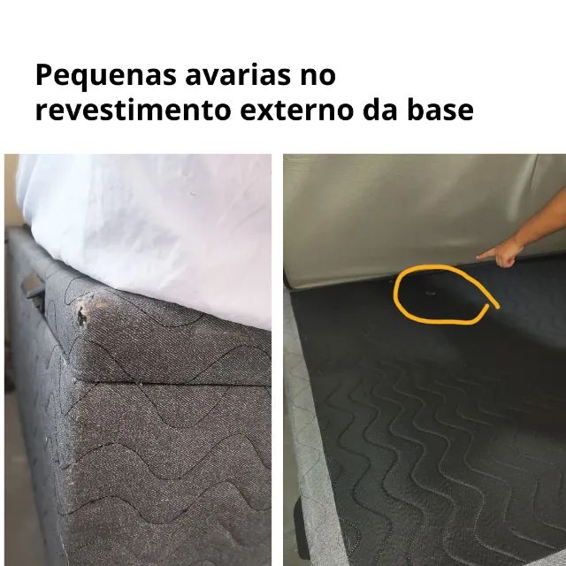Base-cama com baú CASAL - Foto 4