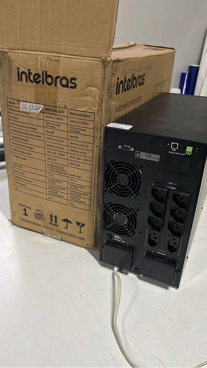No Break 3kva Senoidal intelbras - Foto 3