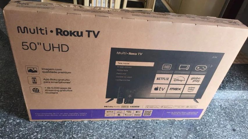 Smart Tv Dled 50 4k Multi Roku 4hdmi 2usb Wi-fi - Tl059m
