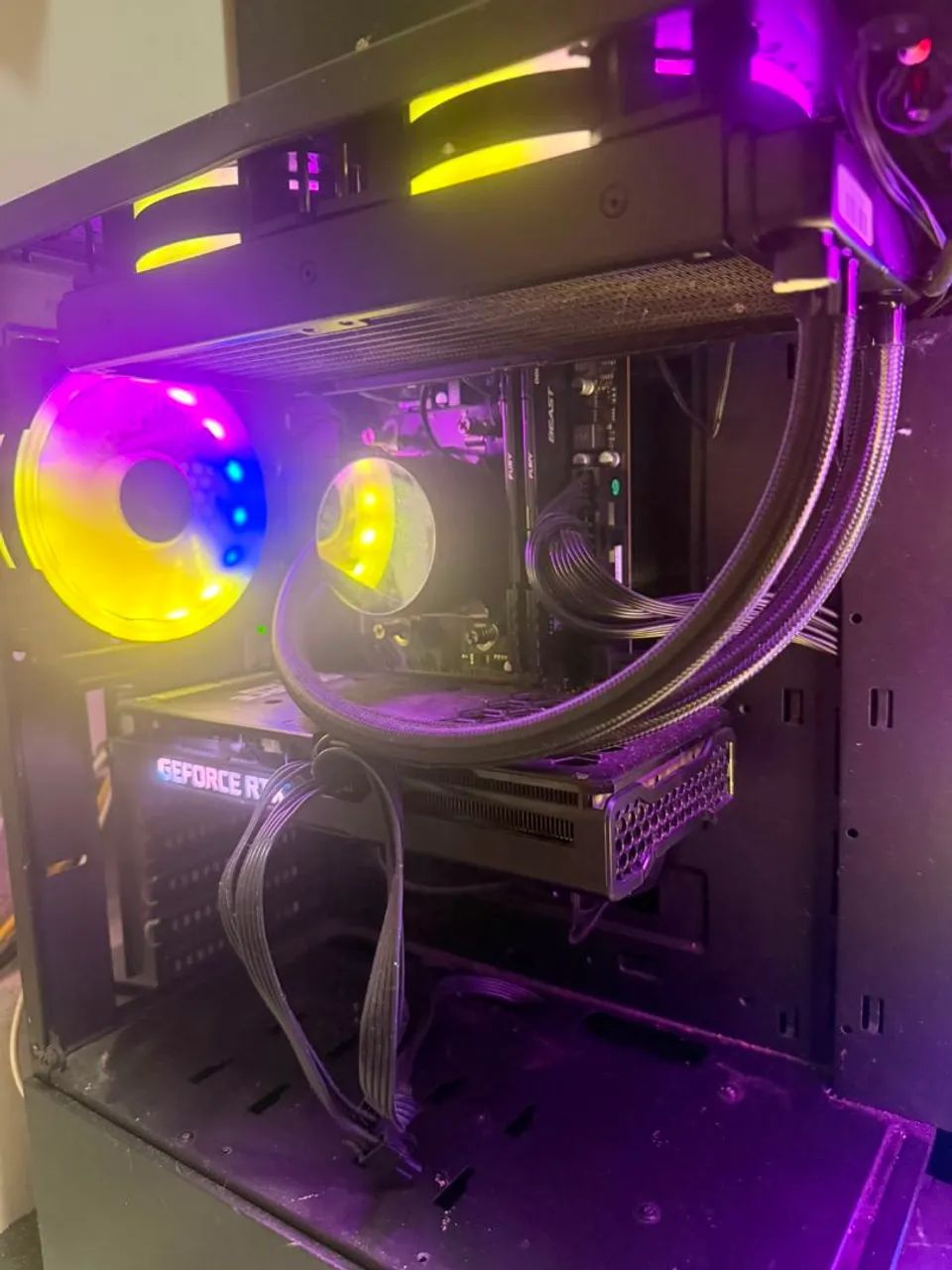 Computador gamer completo com monitor curvo  - Foto 3