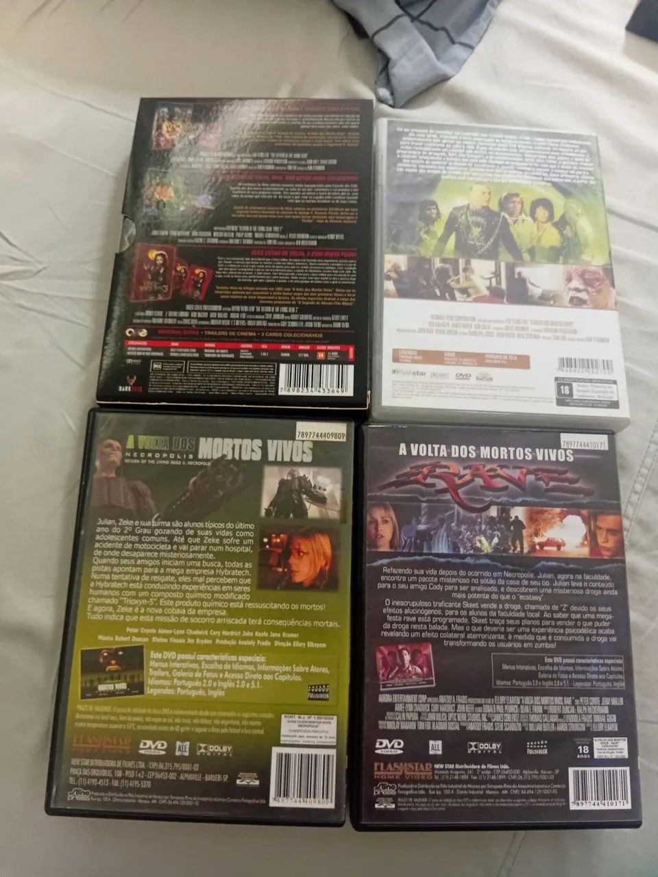 Coleção dvd A Volta dos Mortos Vivos - Foto 2
