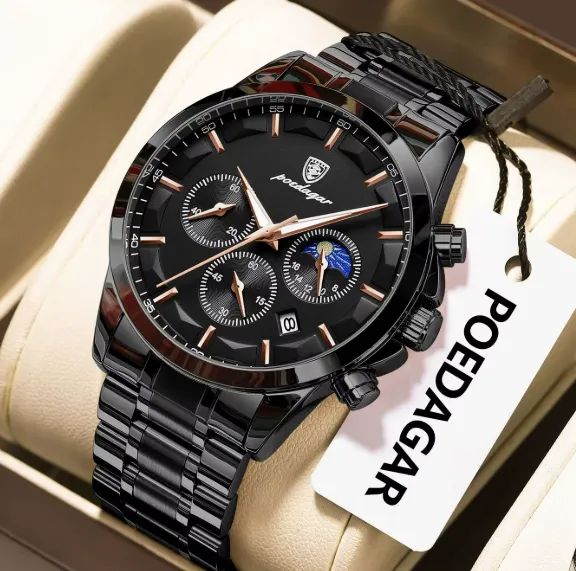 Relógio Masculino Premium Nautilus em Aço Inoxidável - Foto 2