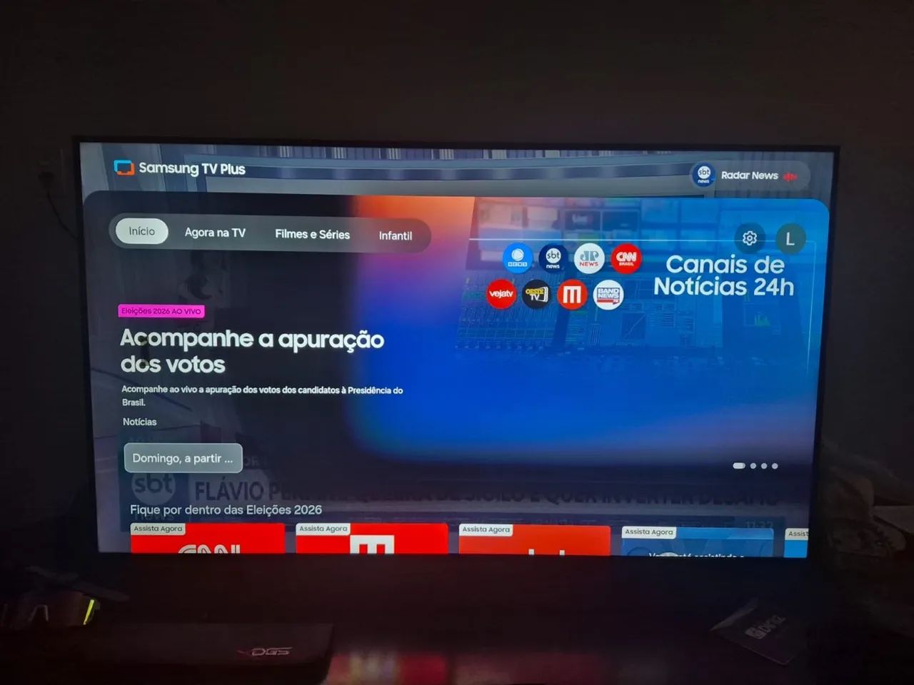 TV SAMSUNG 55 POLEGADAS ZERADA NA CAIXA 