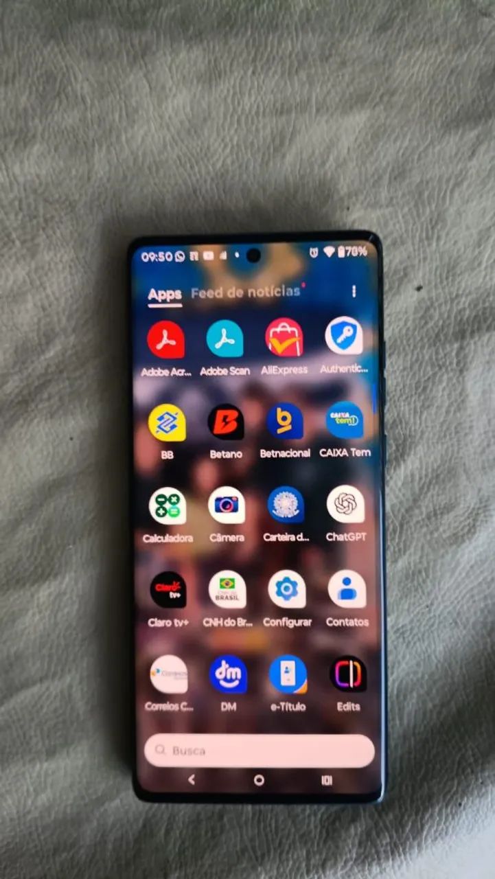 Celular Motorola Edge 50 fusion (azul)