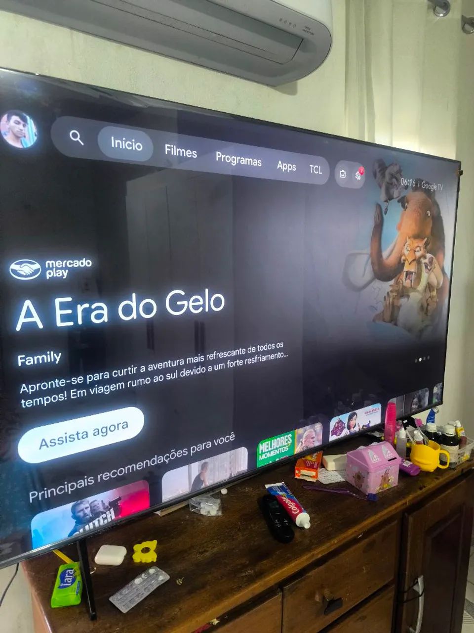 Smart tv 65 polegadas TCL Google tv  - Foto 5