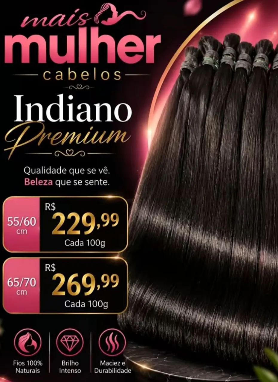 Cabelo humano Promoção 
