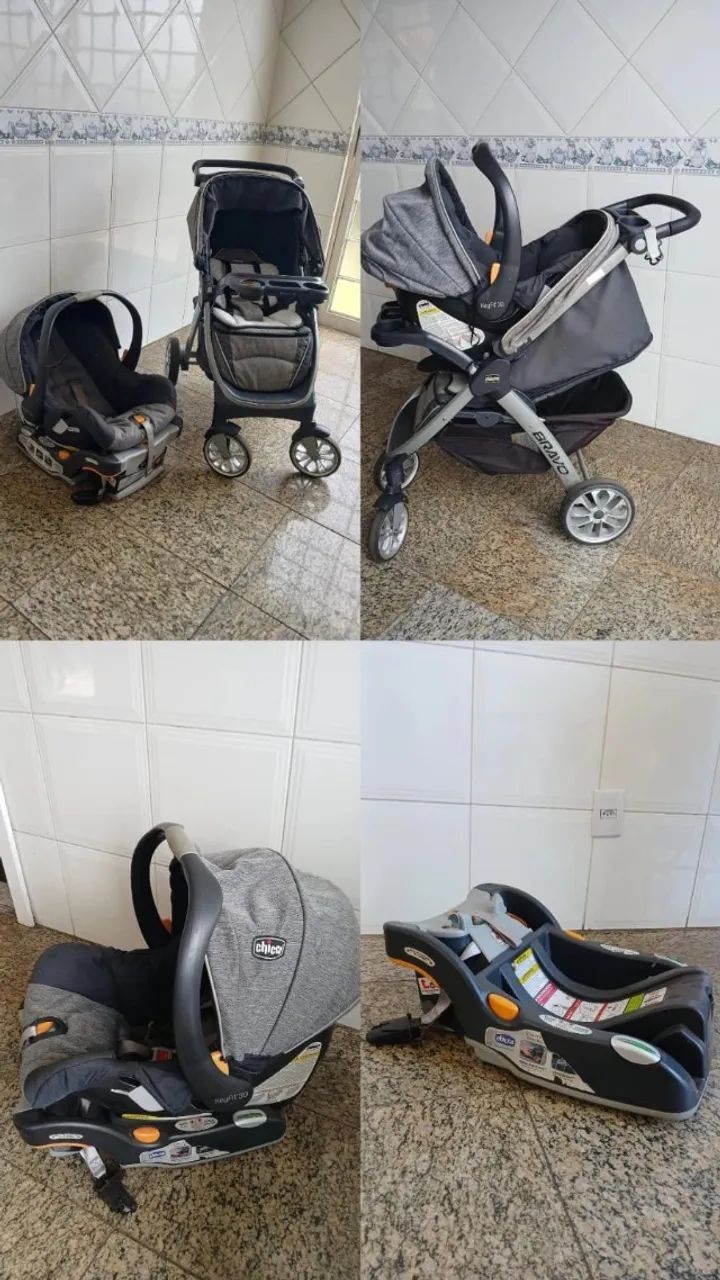 Carrinho de bebê e bebê conforto chicco  - Foto 5