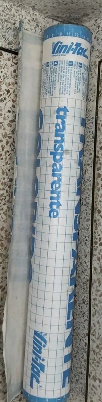 Rolo de Plástico Autoadesivo Transparente Vini-Tac (Usado)