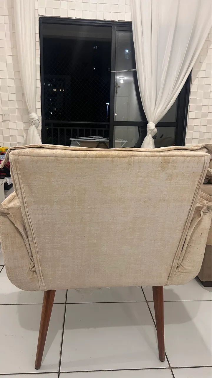 Poltrona em linho - Foto 3