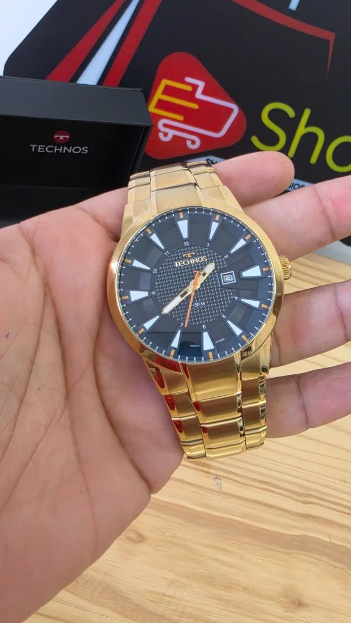 Relógio Technos Dourado - 2117LDC/1A