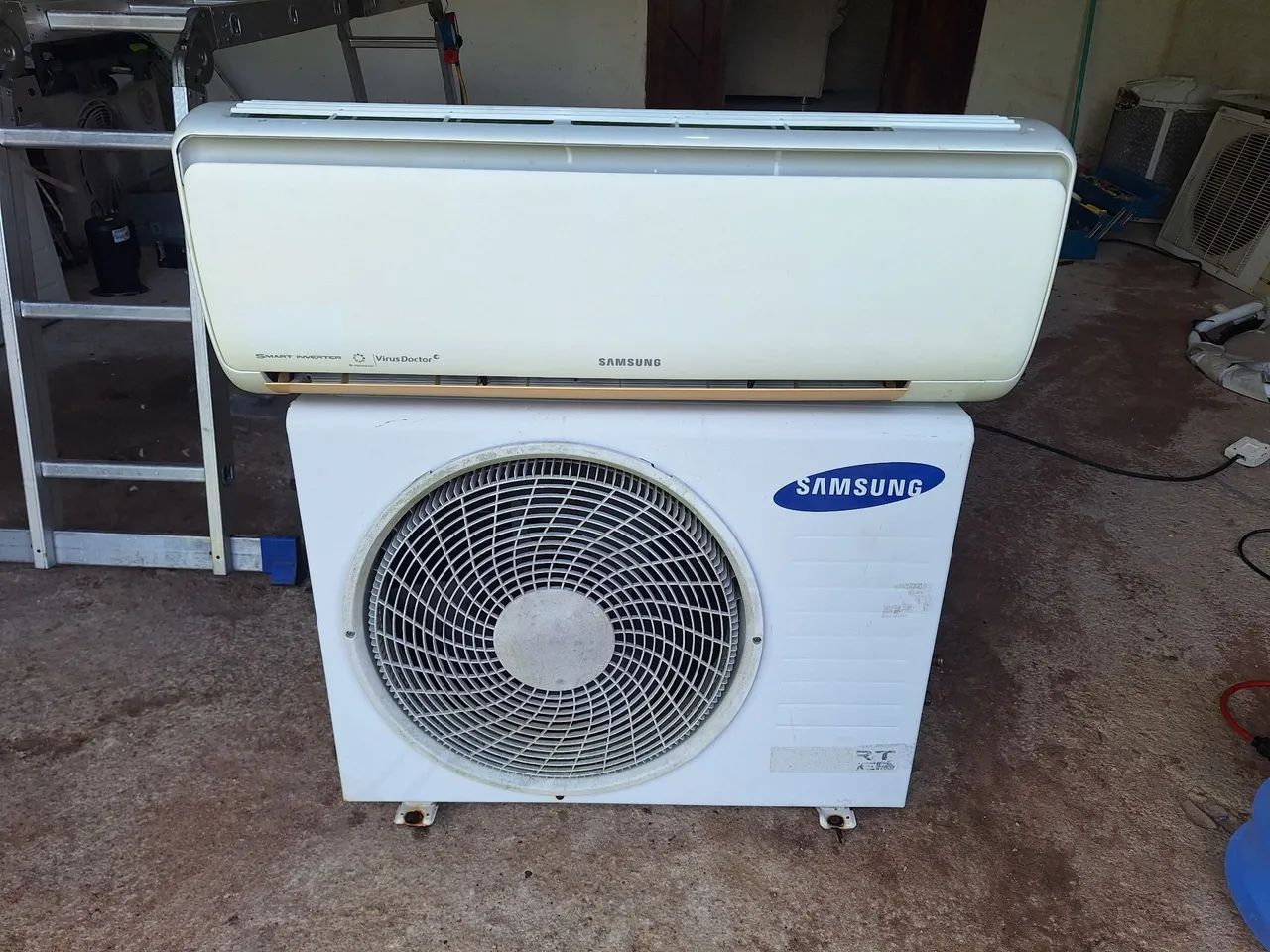 Ar-condicionado Samsung inverter de 12 mil btus serpentina de cobre funcionando  - Foto 2