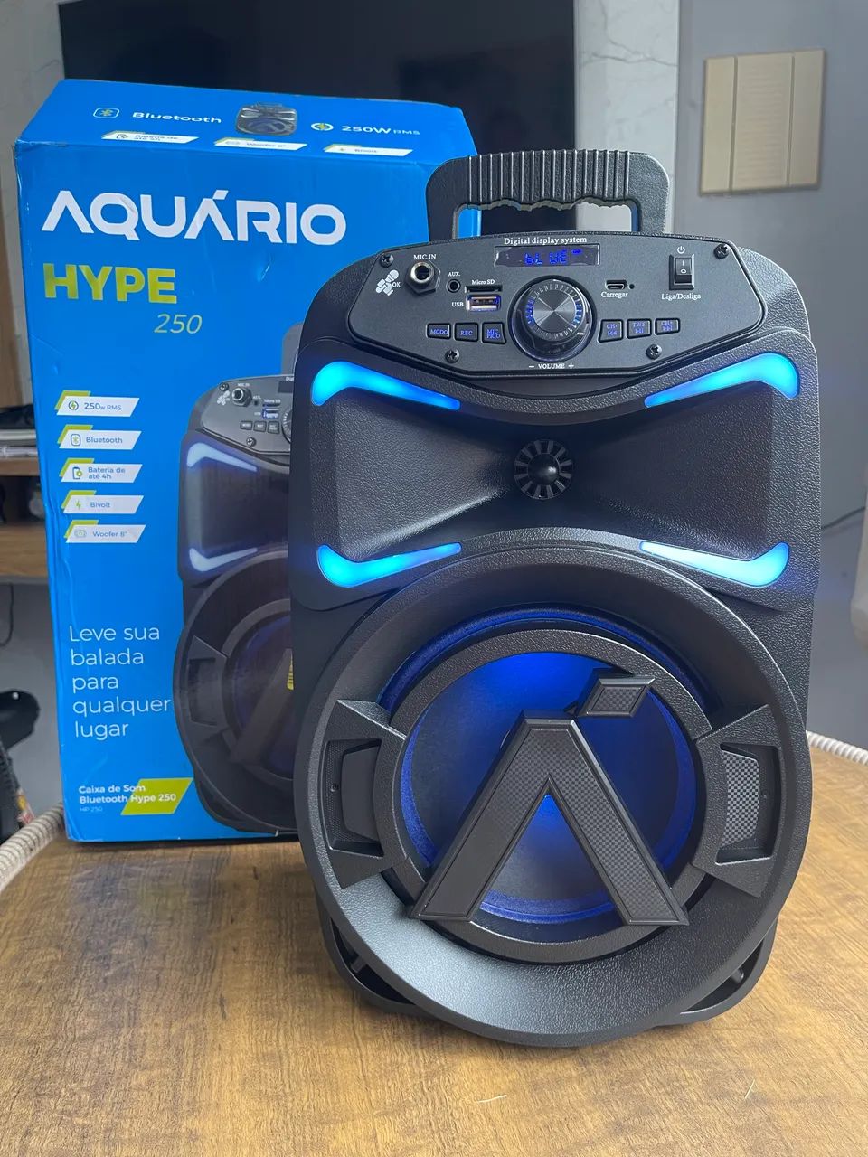 Caixa de Som Bluetooth Hype 250w