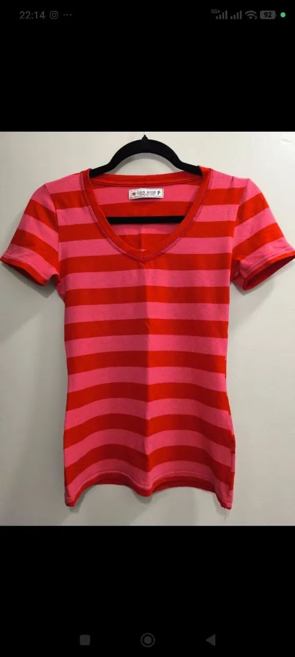 Blusa listrada Clock House P