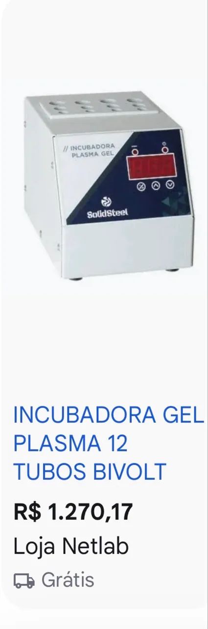 Centrifuga para PRP e Incubadora para plasma gel  - Foto 2