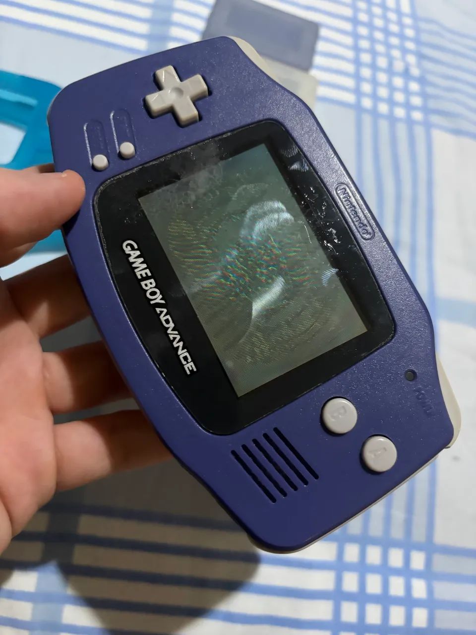 Gameboy advanced azul uma relíquia  - Foto 2
